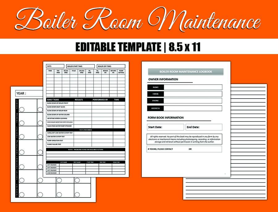 Printable Boiler Maintenance Checklist